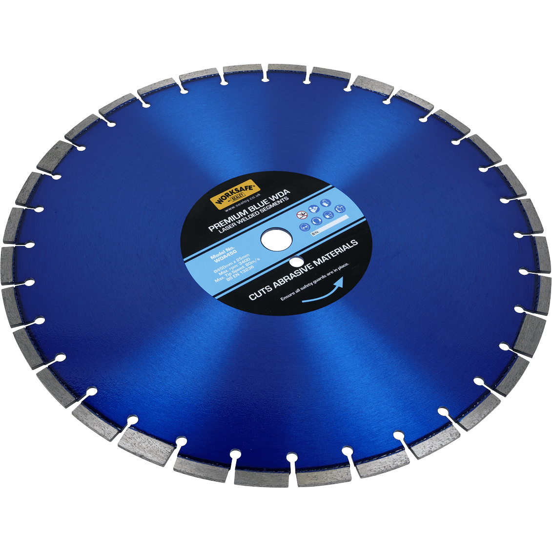 Sealey WDA Premium Blue Diamond Cutting Disc 450mm 4mm 25mm Price Comparisons | Compare The Build