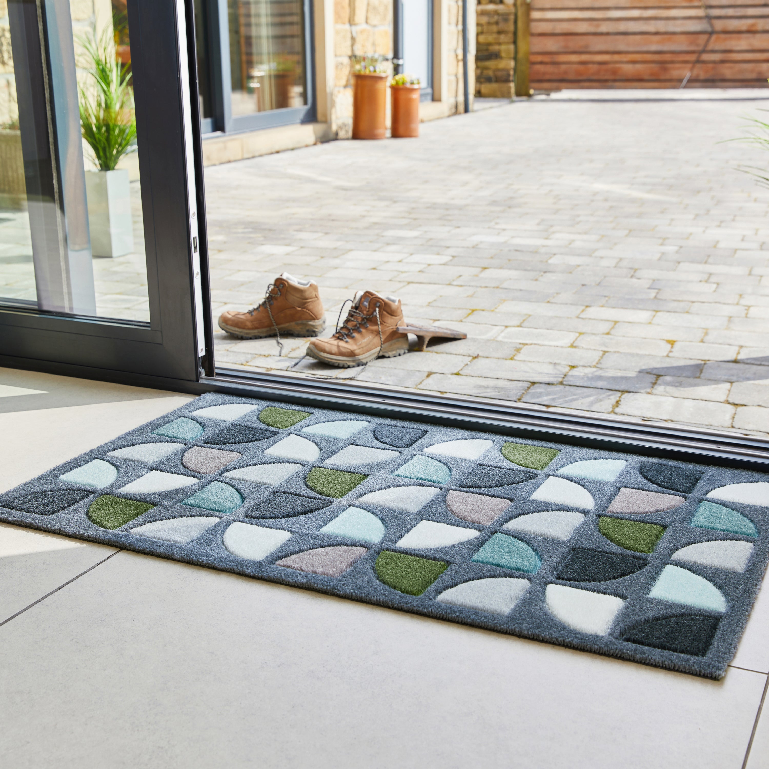 JVL Solemate Latex Windmill Doormat Blue Price Comparisons | Compare The Build