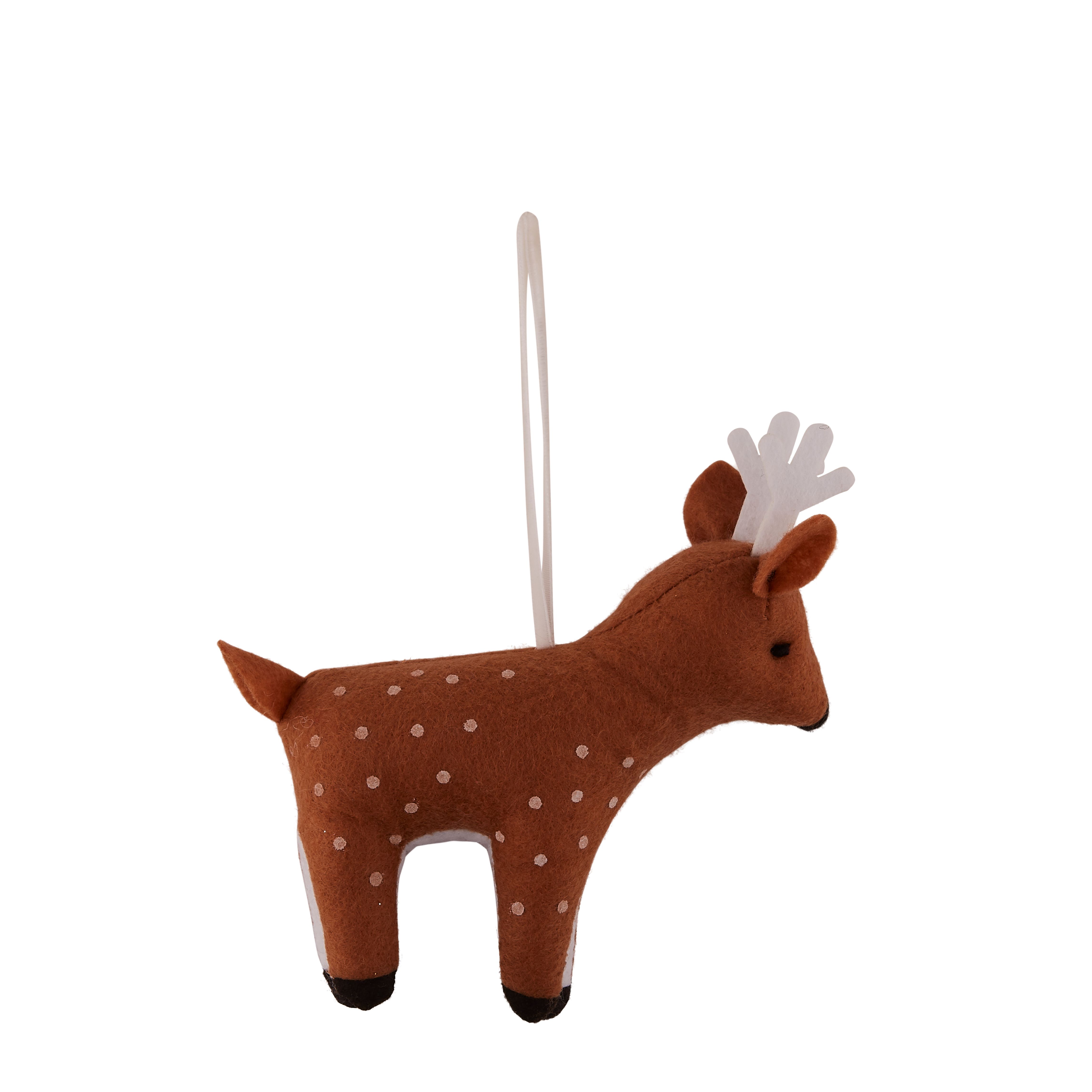 Brown Felt Reindeer Decoration Price Comparisons | Compare The Build