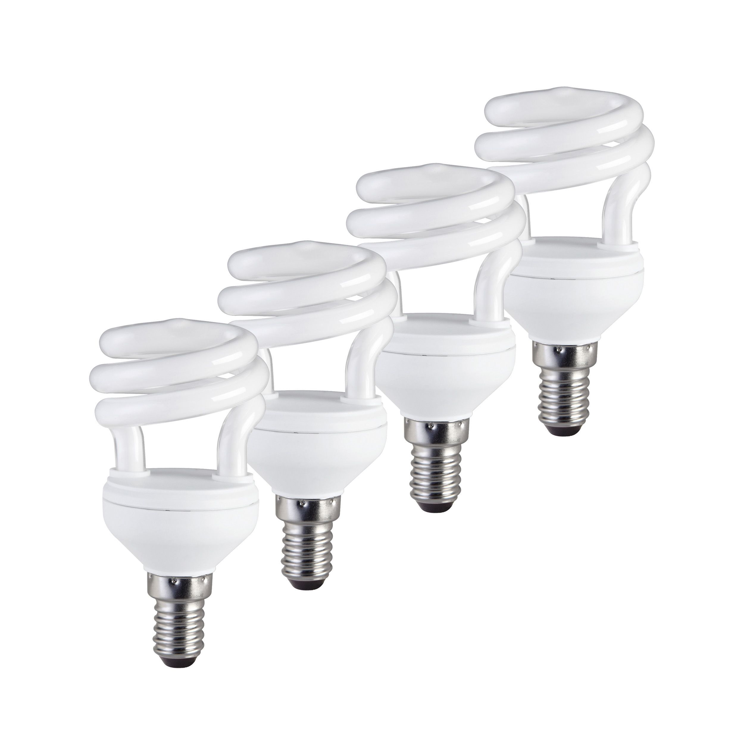 Diall E14 9W Cfl Spiral Bulb, Pack Of 4 Price Comparisons | Compare The Build