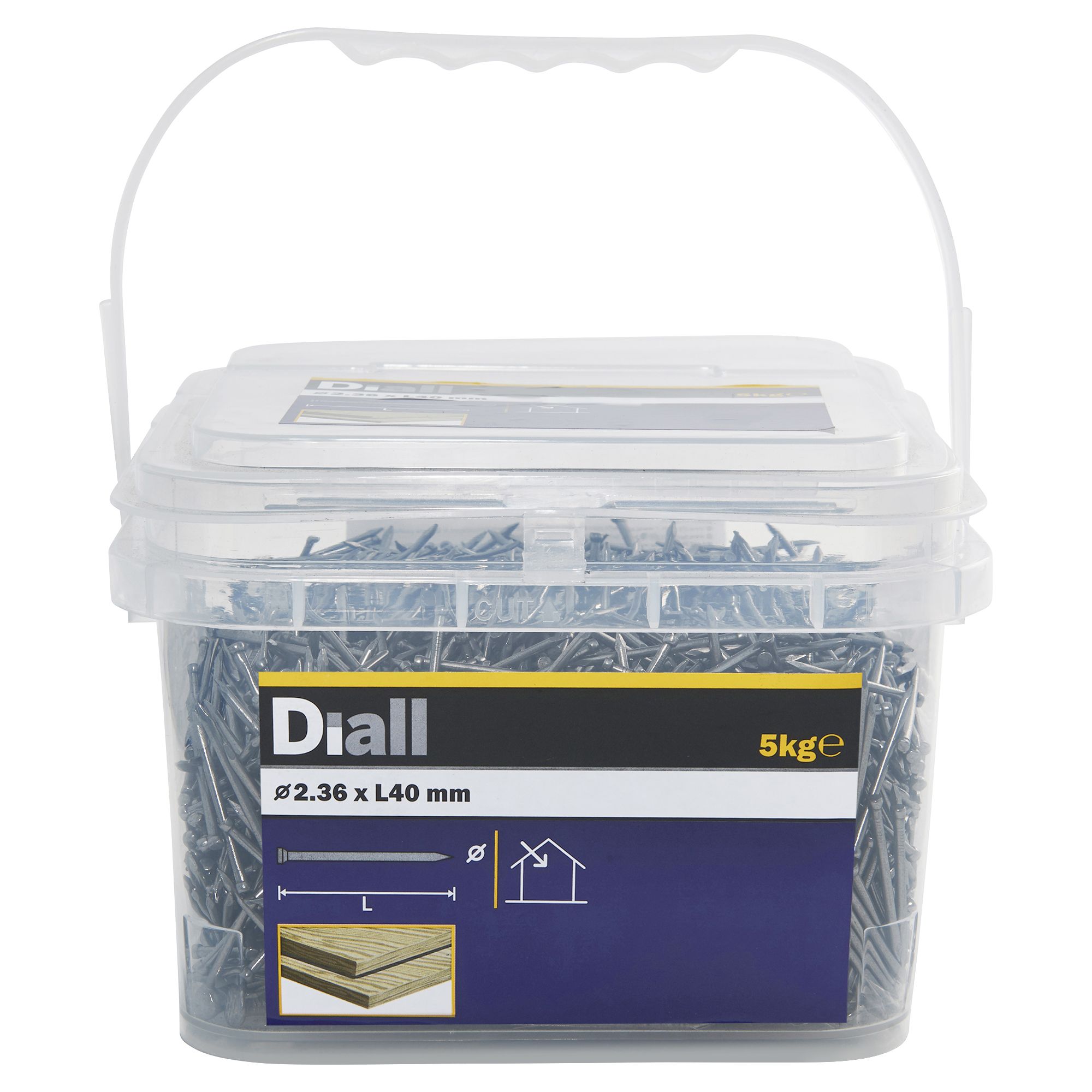 Diall Lost Head Nail (L)40mm (Dia)2.36mm 5Kg Price Comparisons | Compare The Build