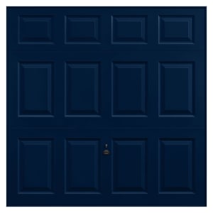 Garador Beaumont Panelled Framed Retractable Garage Door - Steel Blue - 2134 x 2136mm Price Comparisons | Compare The Build