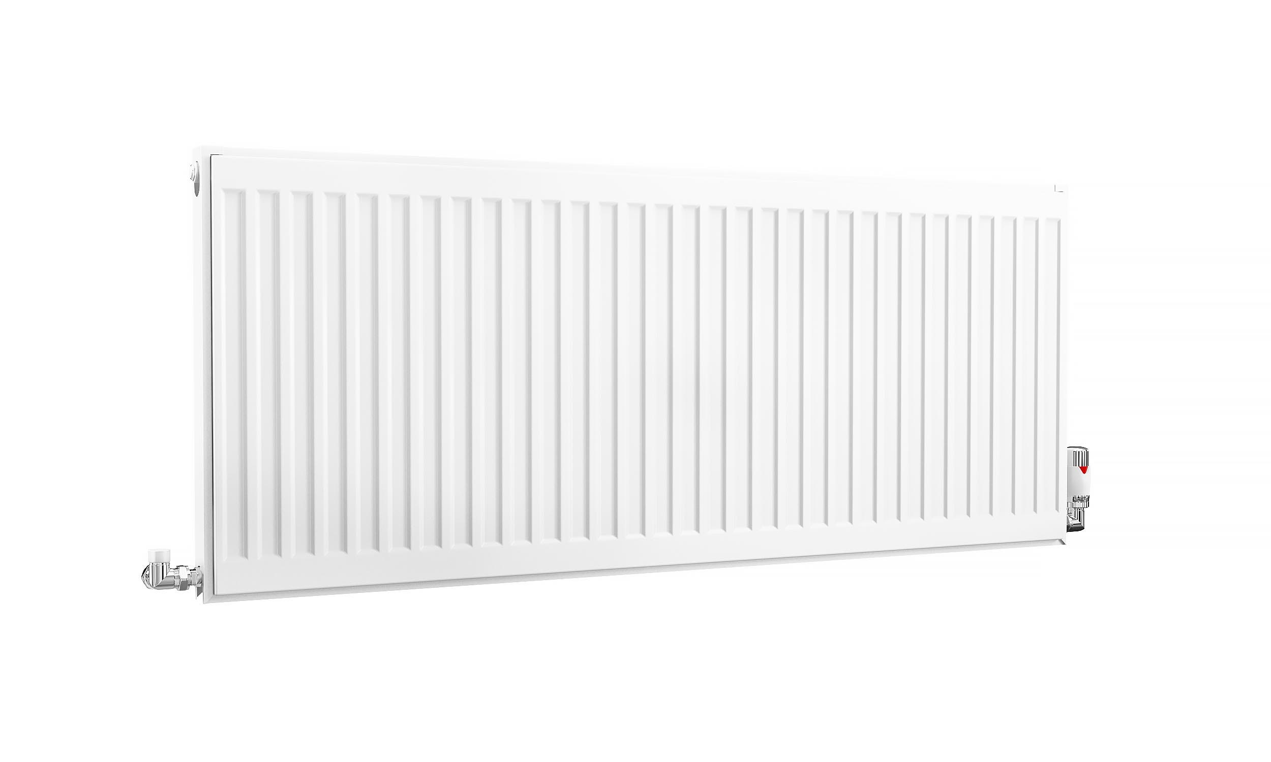 Kartell K-Rad Compact Horizontal Radiator, White, 500mm x 1200mm - Single Panel, Single Convector Price Comparisons | Compare The Build