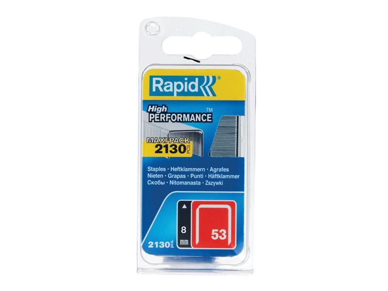 Rapid RPD5000742 53/8B 8mm Galvanised Staples (Pack 2000) Price Comparisons | Compare The Build