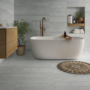 Wickes Everest Ash Porcelain Wall & Floor Tile - 600 x 300mm Price Comparisons | Compare The Build