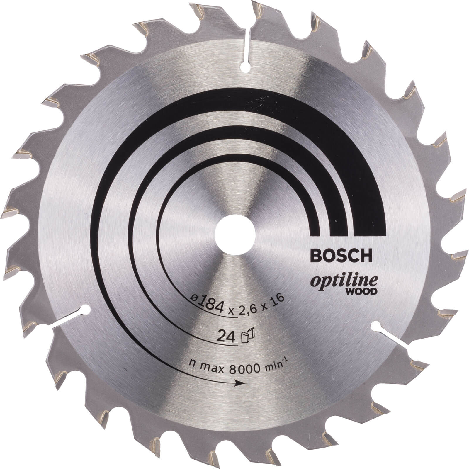 Bosch Optiline Wood Cutting Saw Blade 184mm 24T 16mm Price Comparisons | Compare The Build