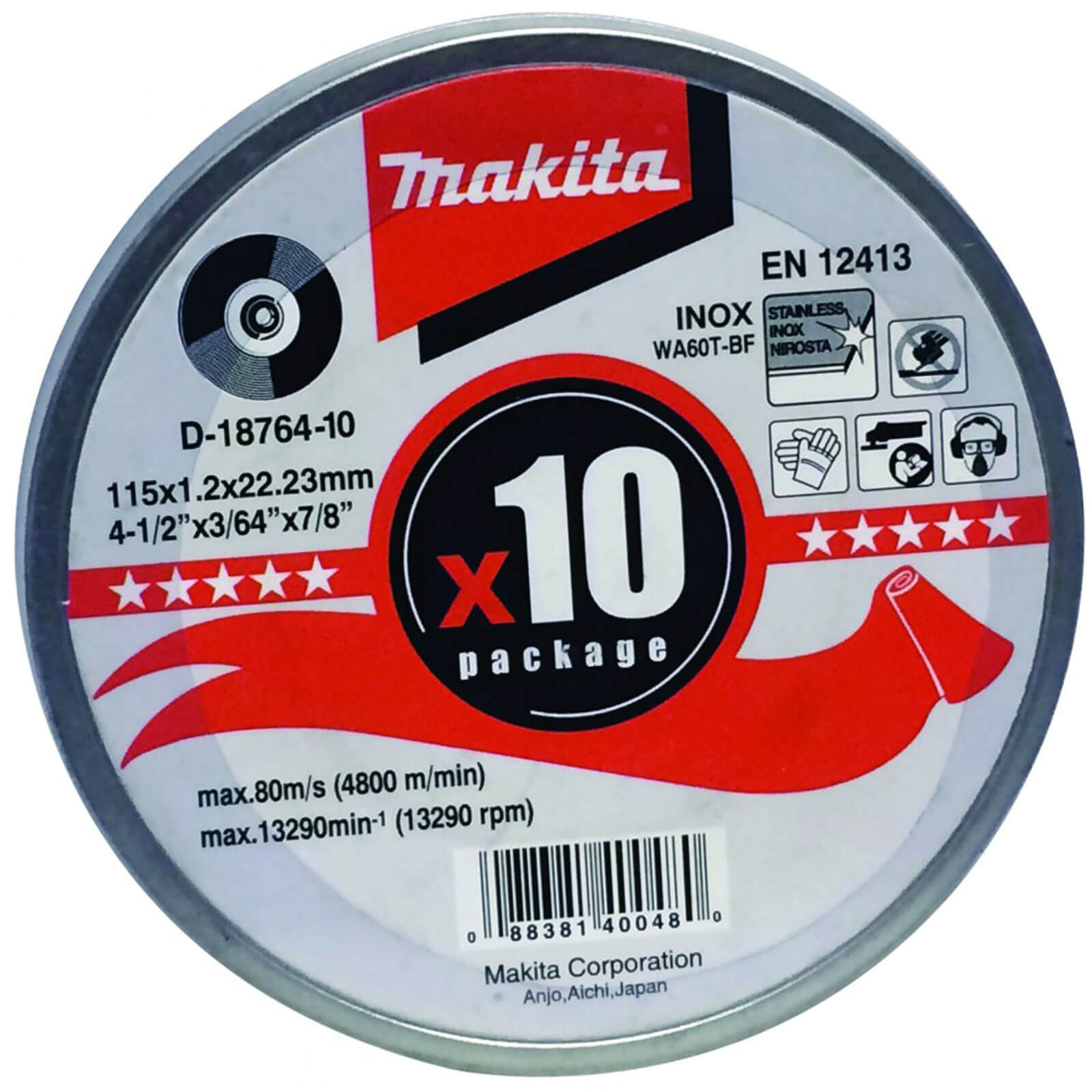 Makita Ultra Thin Metal Cutting Disc 115mm Pack of 10 | Compare The Build