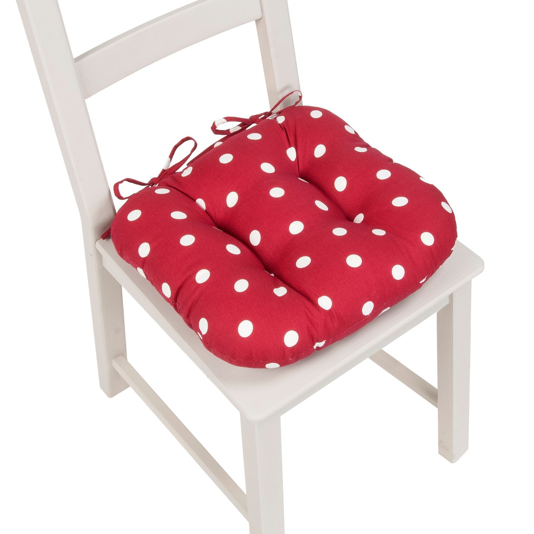 Colours Geum Red Spots Seat Pad Price Comparisons | Compare The Build