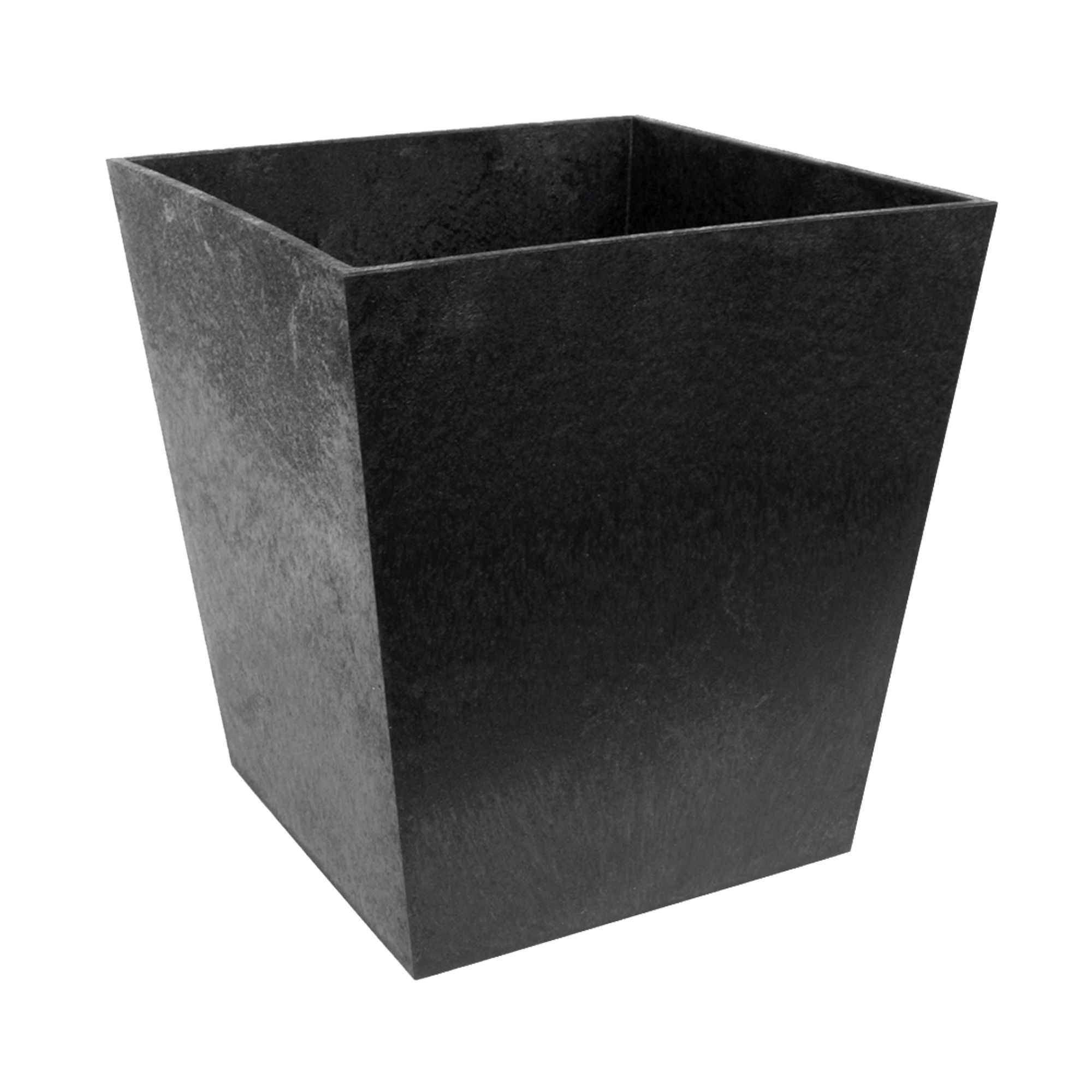 Primeur Sonata Slate Plain Square Plant Pot (Dia)30Cm | Compare The Build