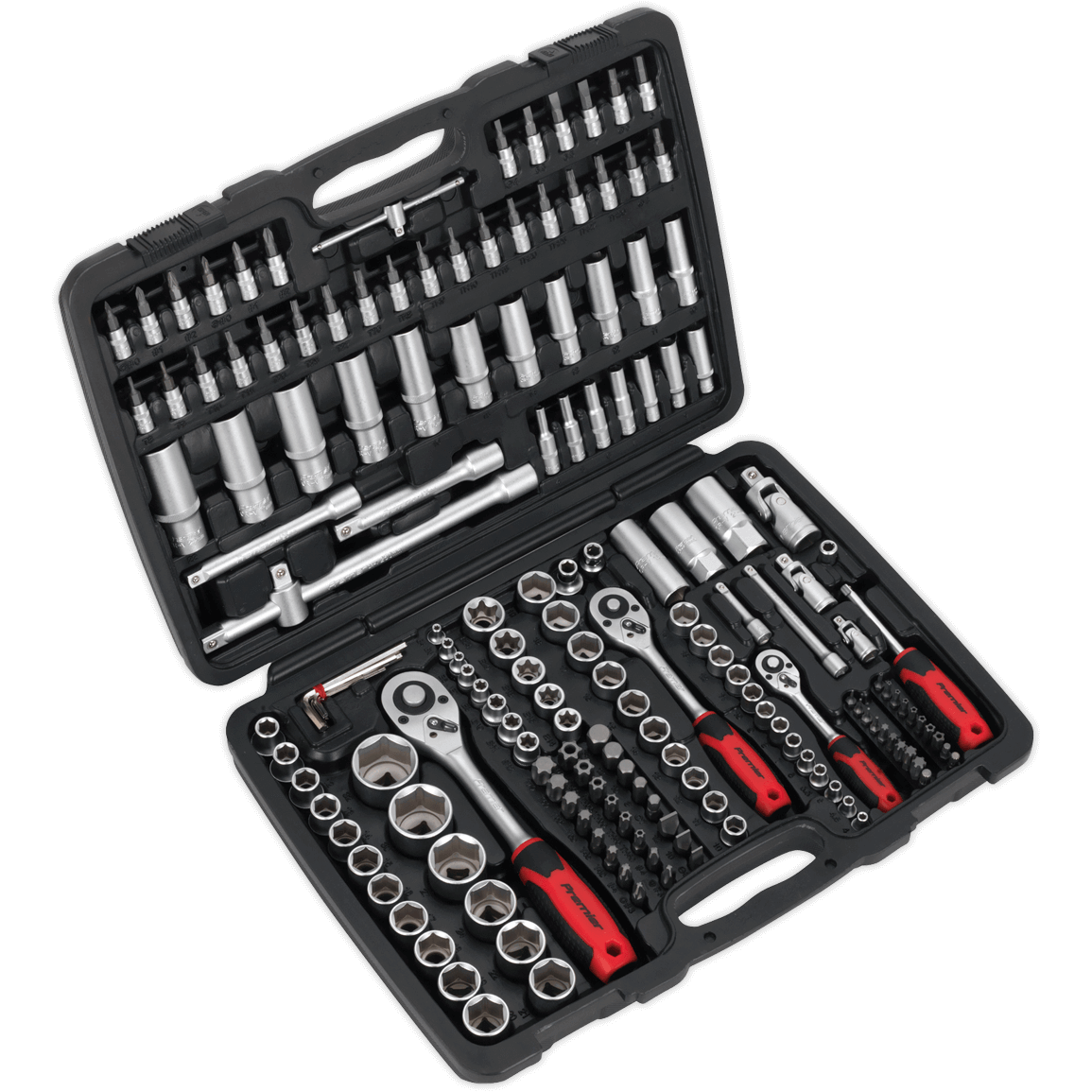 Sealey 172 Piece Combination Drive Satin Finish Socket and Bit Set Metric Combination Price Comparisons | Compare The Build