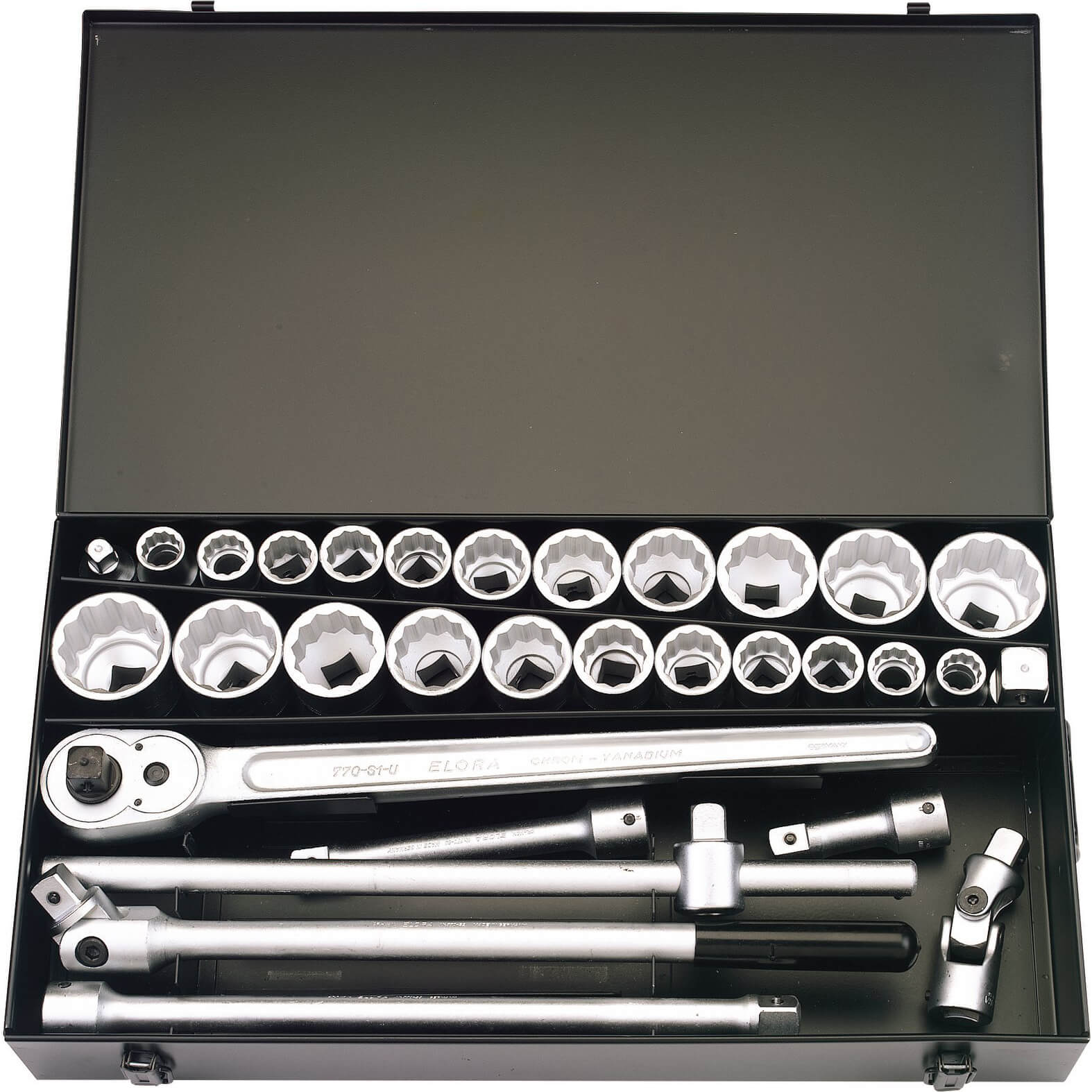 Elora 31 Piece 3/4" Drive Bi Hex Socket Set Metric and Imperial 3/4" | Compare The Build