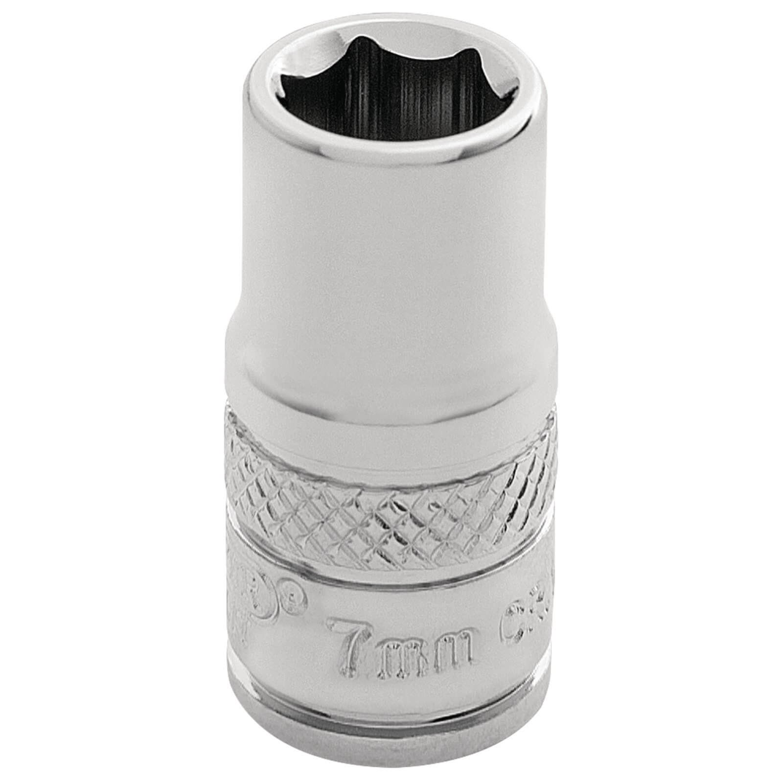 Draper 1/4" Drive Polished Finish Hexagon Socket Metric 1/4" 7mm | Compare The Build