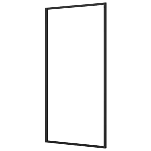 Nexa By Merlyn 8mm Black Framed Fixed Square Panel Bath Screen - 1500 x 800mm Price Comparisons | Compare The Build