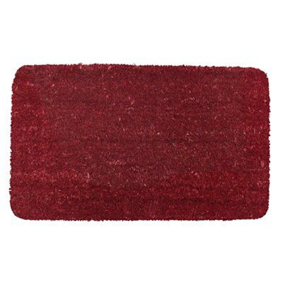 Colours Aubrey Red Door Mat, 75Cm X 45Cm Price Comparisons | Compare The Build