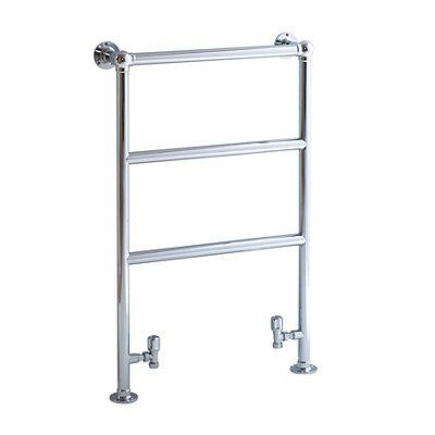 Kudox Penswick 159W Electric Silver Towel Warmer (H)850mm (W)575mm Price Comparisons | Compare The Build