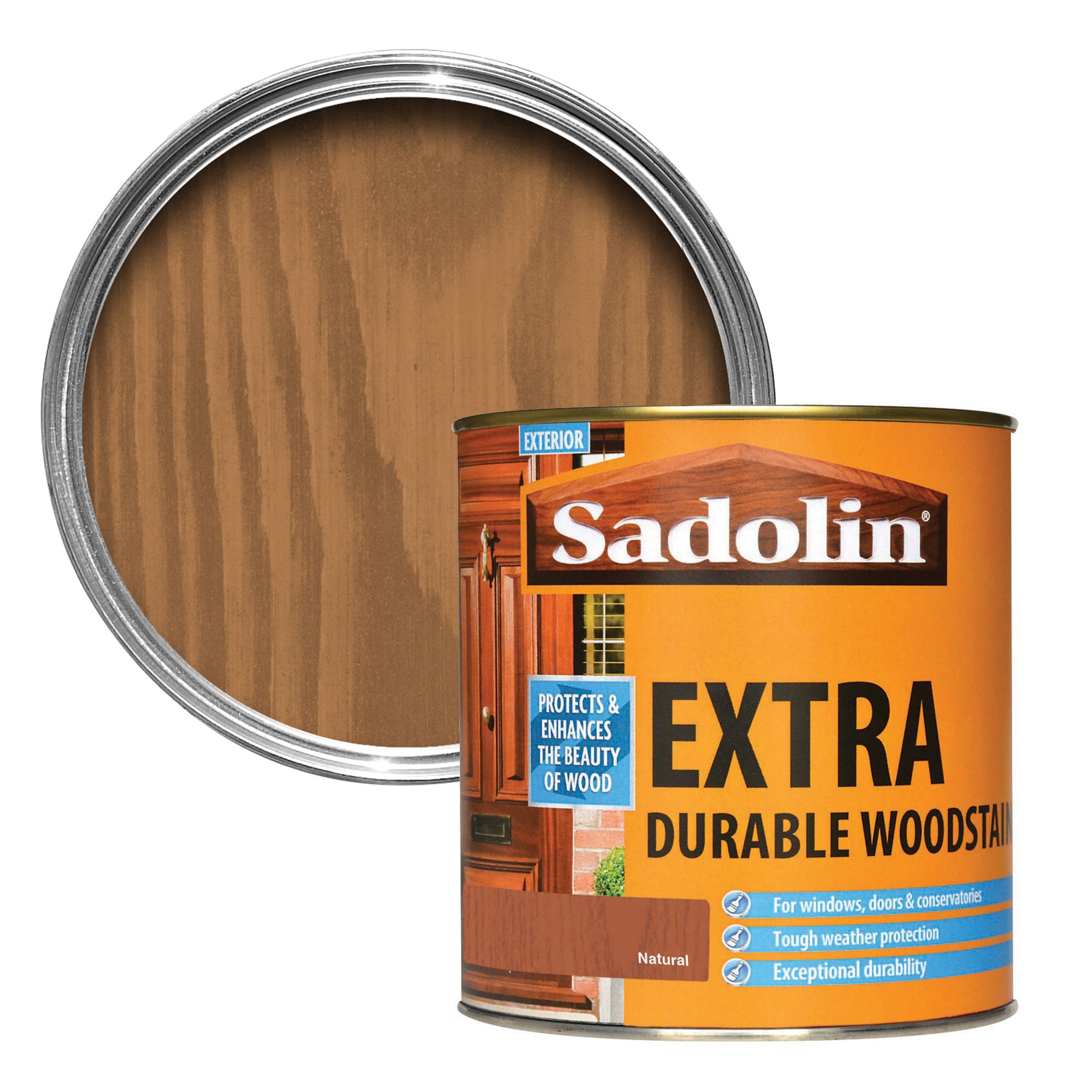 Sadolin Natural Conservatories, Doors & Windows Wood Stain, 1L Price Comparisons | Compare The Build