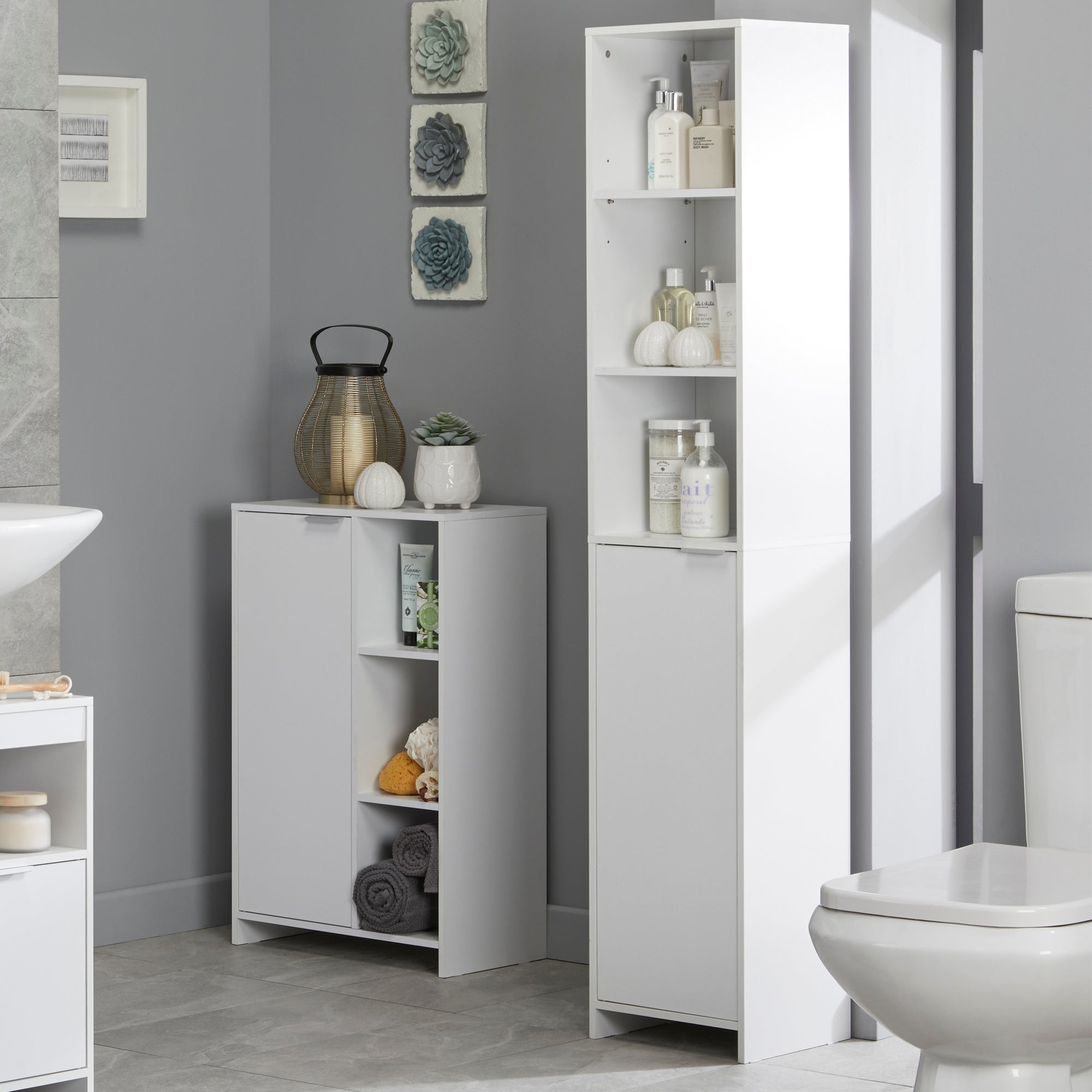 Jaxon Tall Cabinet White Price Comparisons | Compare The Build
