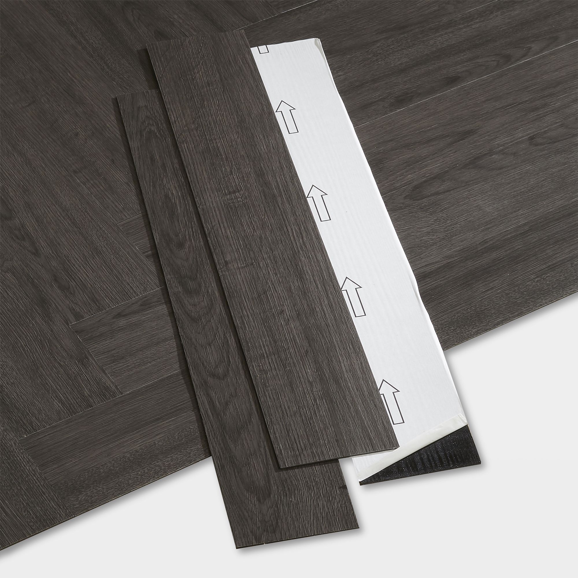 GoodHome Poprock Black Wood Planks Wood Effect Self Adhesive Vinyl Plank, Pack Of 20 Price Comparisons | Compare The Build