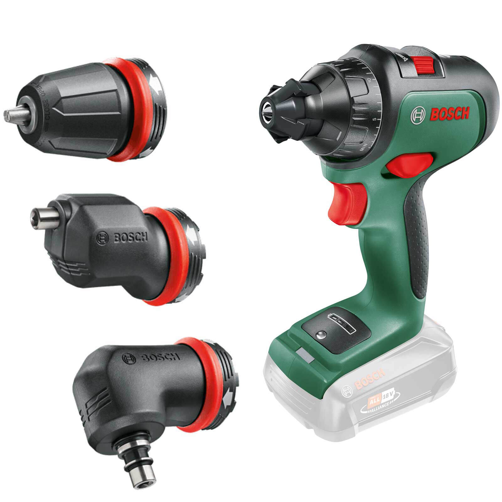 Bosch ADVANCEDDRILL 18v Cordless Drill Driver and Attachments No Batteries No Charger No Case Price Comparisons | Compare The Build