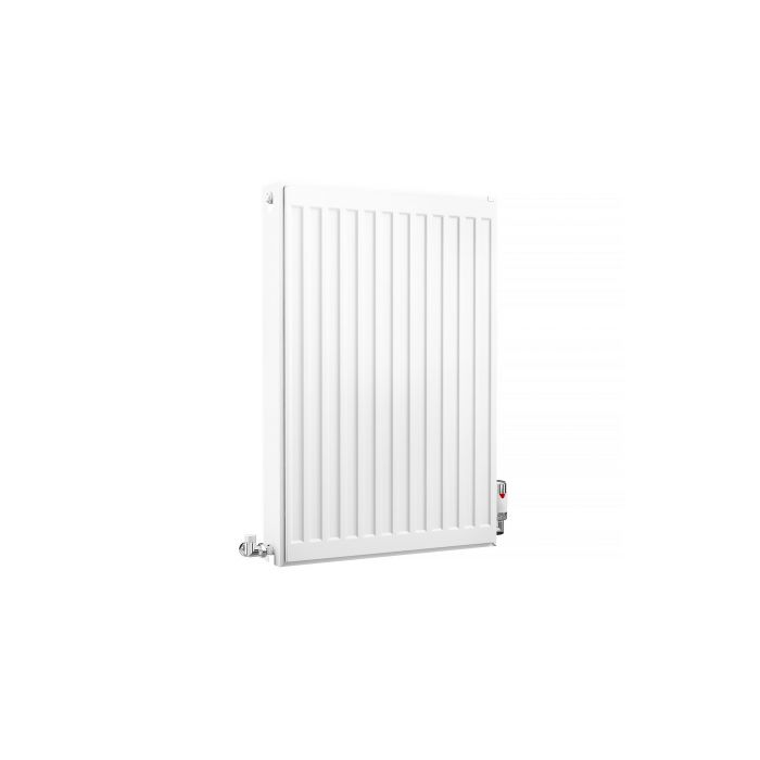 Kartell K-Rad Compact Horizontal Radiator, White, 750mm x 500mm - Double Panel, Double Convector | Compare The Build