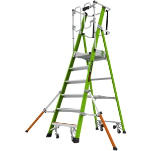 Little Giant 6 Tread Safety Cage Series 2.0 Ladder Price Comparisons | Compare The Build