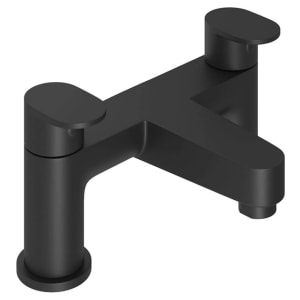 Beckington Double Lever Deck Mounted Bath Filler Tap - Matt Black Price Comparisons | Compare The Build