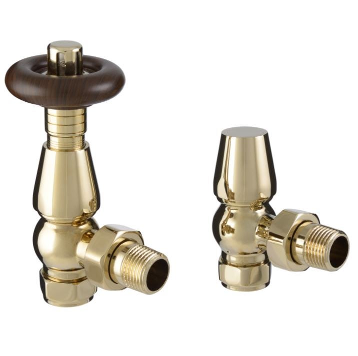 Radvalves UK Thermostatic Valves, Chelsea, Polished Brass Angled Price Comparisons | Compare The Build