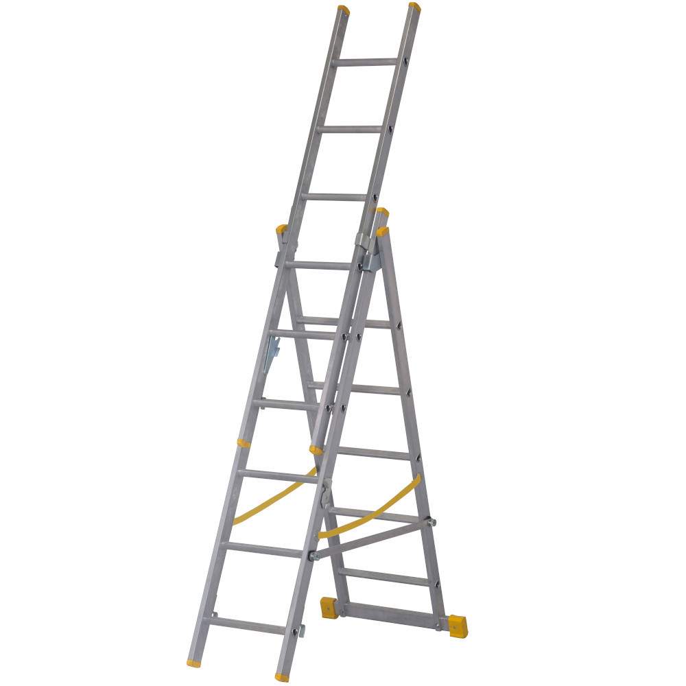 Youngman Combi 100 4-Way Combination Ladder 3 Section - 1.93m 34038118 | Compare The Build