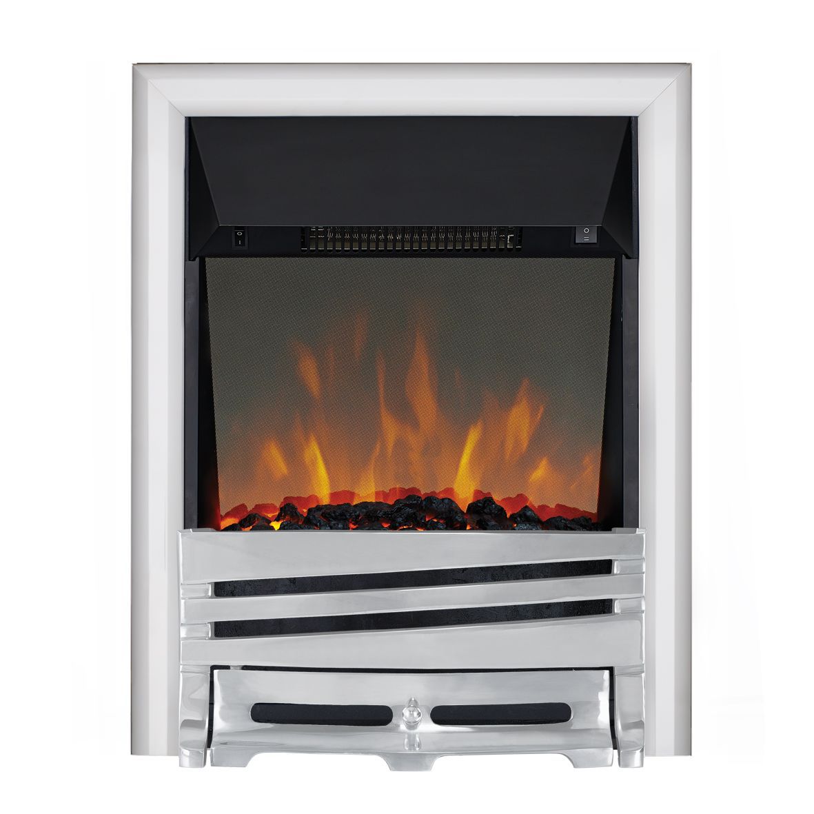 Focal Point Horizon Chrome Effect Electric Fire Price Comparisons | Compare The Build