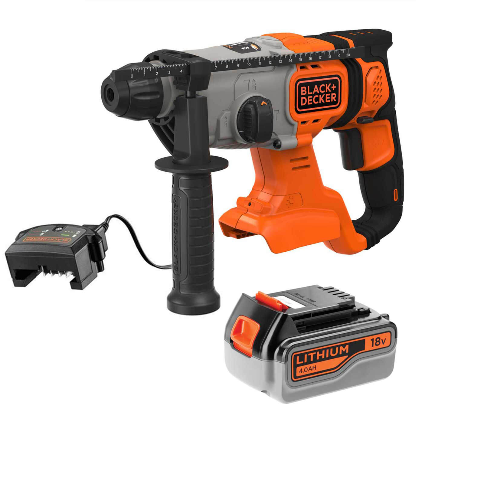 Black and Decker BCD900 18v Cordless SDS Plus Hammer Drill 1 x 4ah Li-ion Charger No Case Price Comparisons | Compare The Build