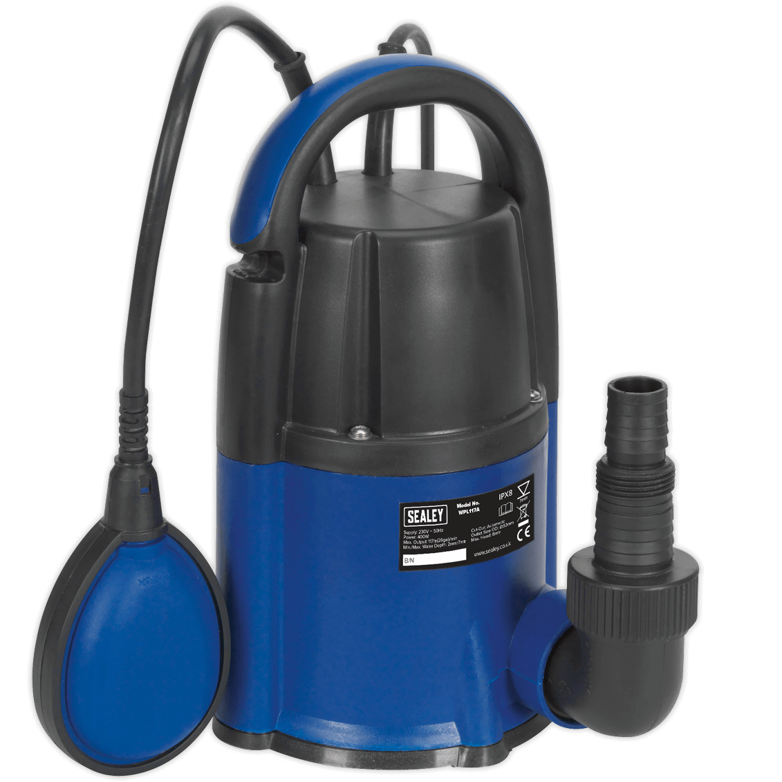 Sealey WPL117A Low Level Submersible Clean Water Pump 240v Price Comparisons | Compare The Build