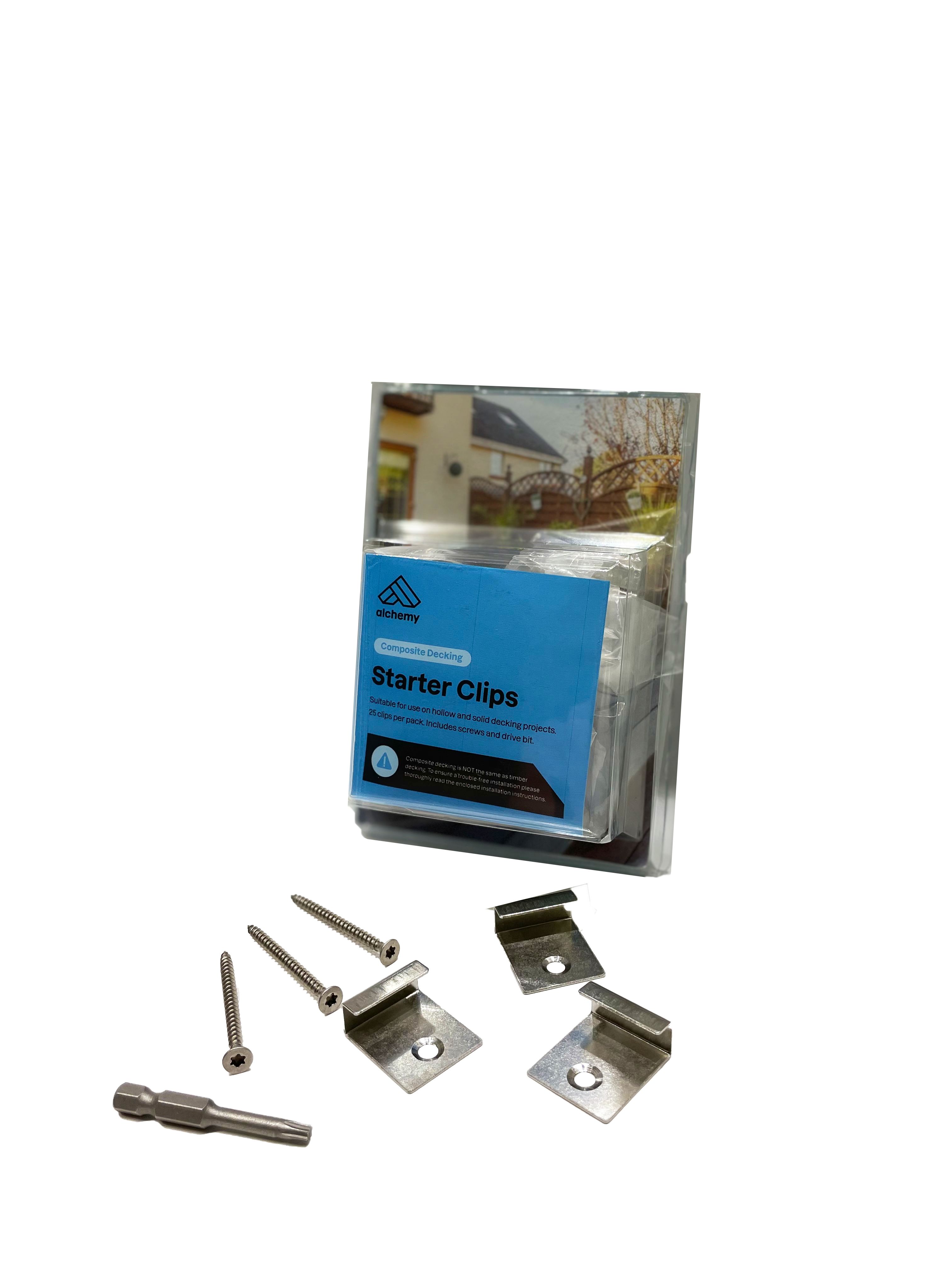 Habitat+ Hidden Starter Stainless Steel Deck Clip Pack Of 25 | Compare The Build