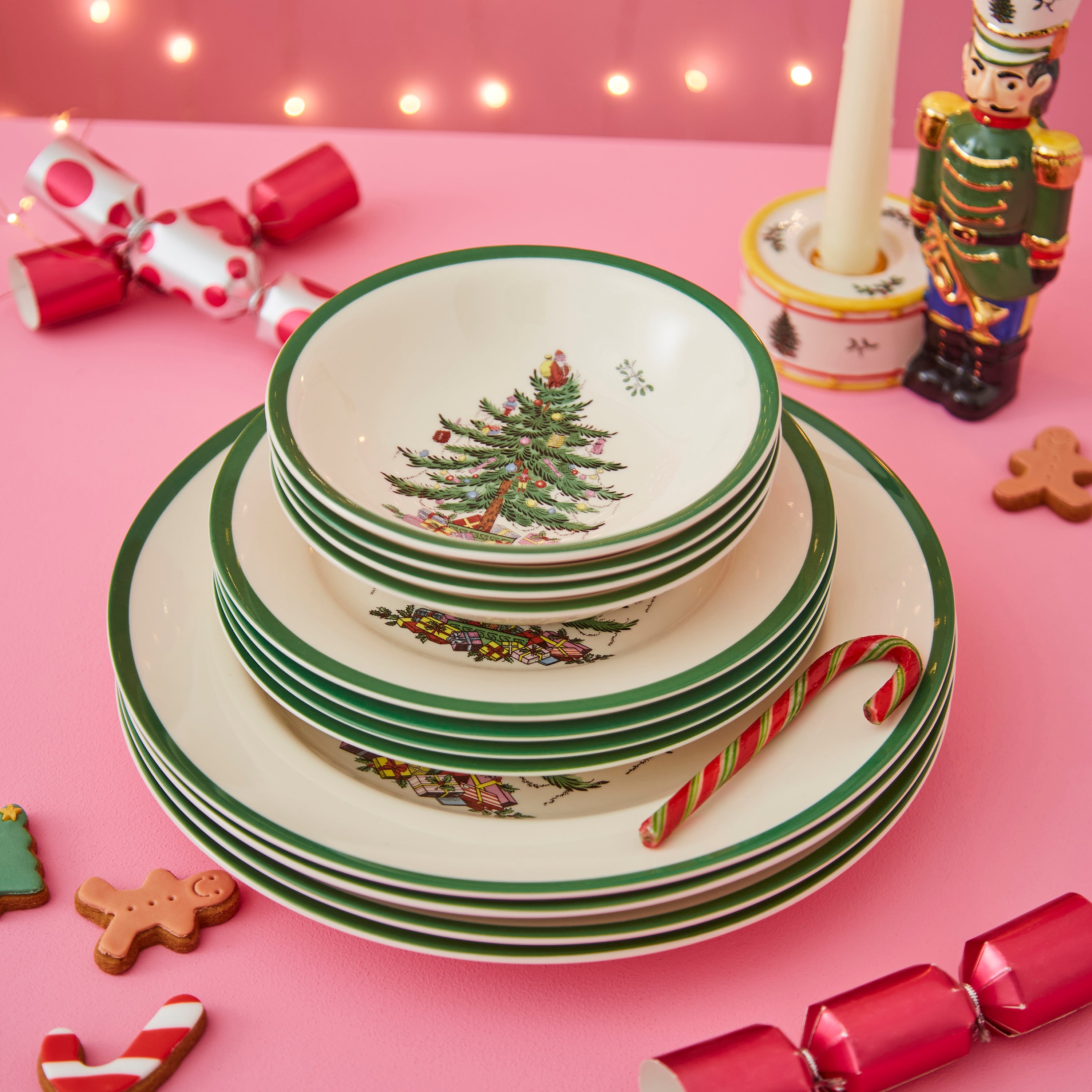 Christmas Tree 12 Piece Dinner Set Green Price Comparisons | Compare The Build