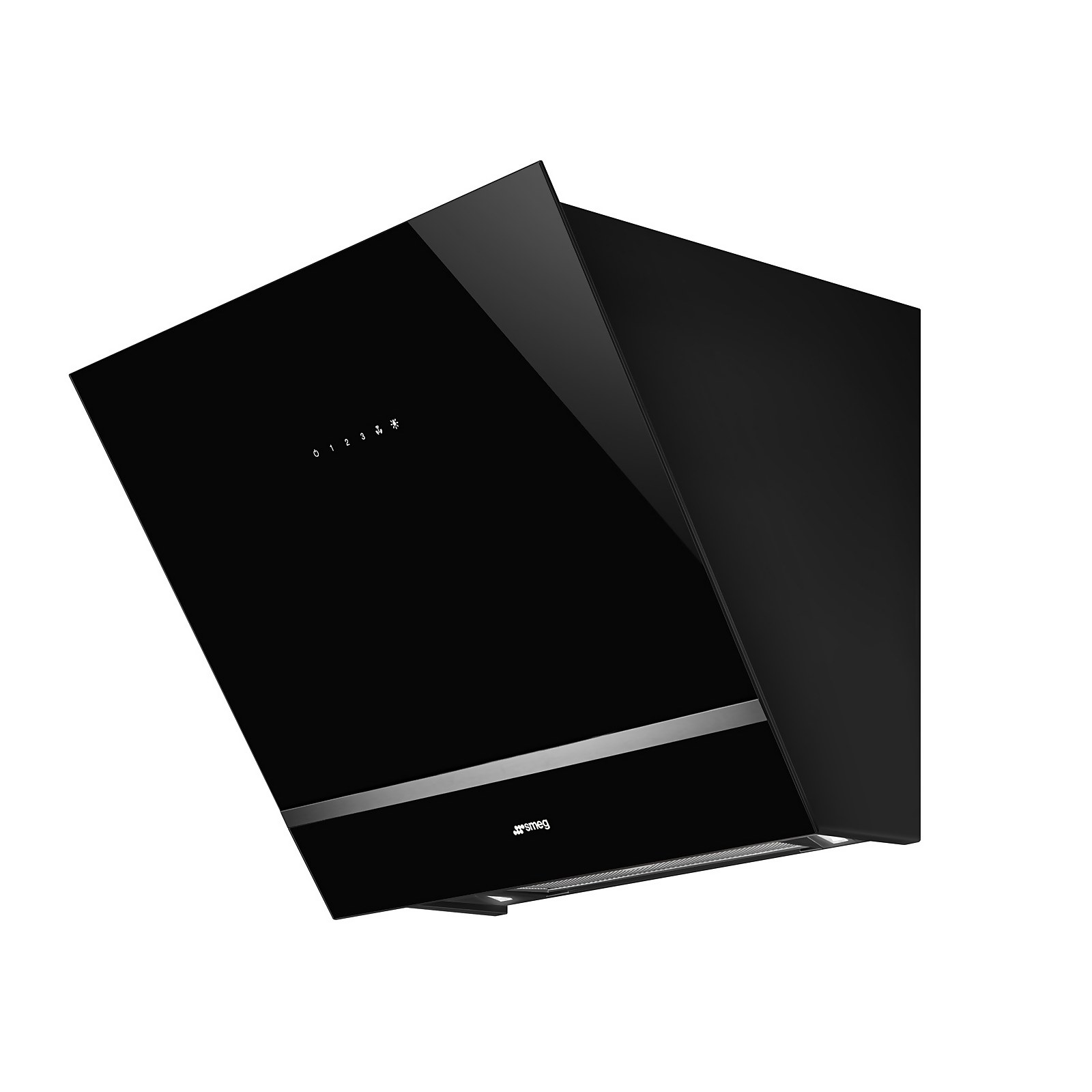 Smeg KV26N 60cm Angled Chimney Cooker Hood - Black Glass Price Comparisons | Compare The Build