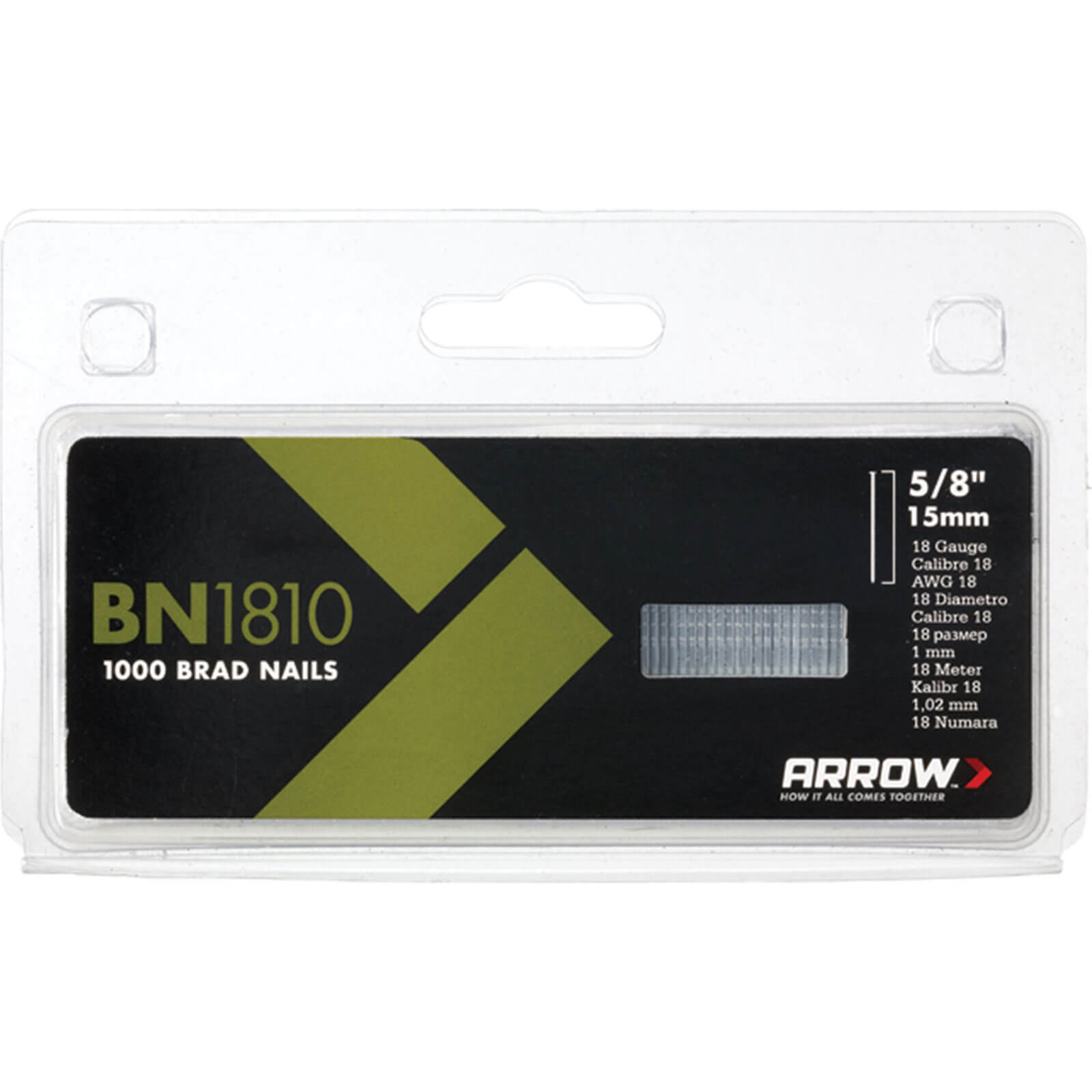 Arrow 18 Gauge Brad Nails 15mm Pack of 1000 Price Comparisons | Compare The Build