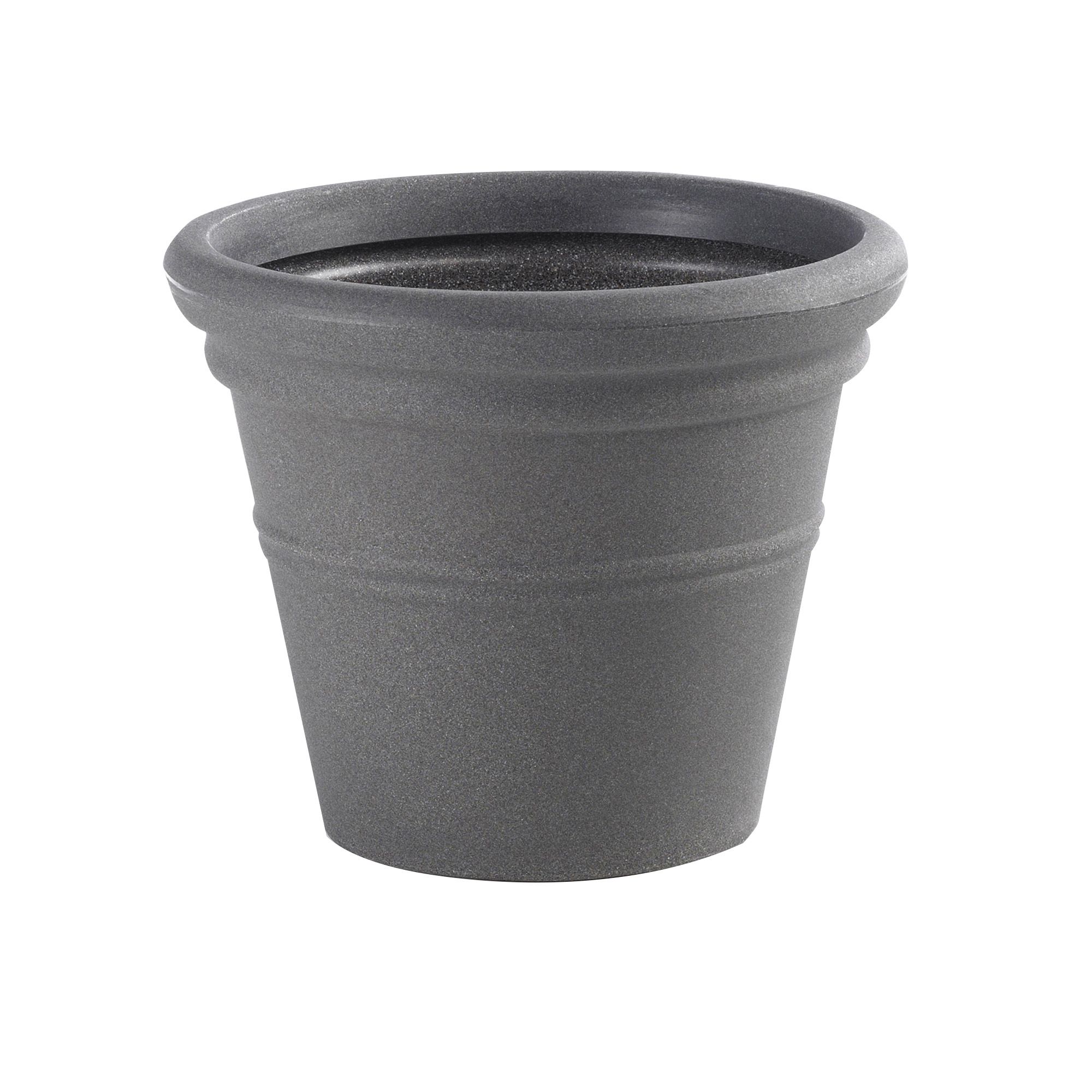 Sankey Round Plastic Grey Pot (H)734mm | Compare The Build