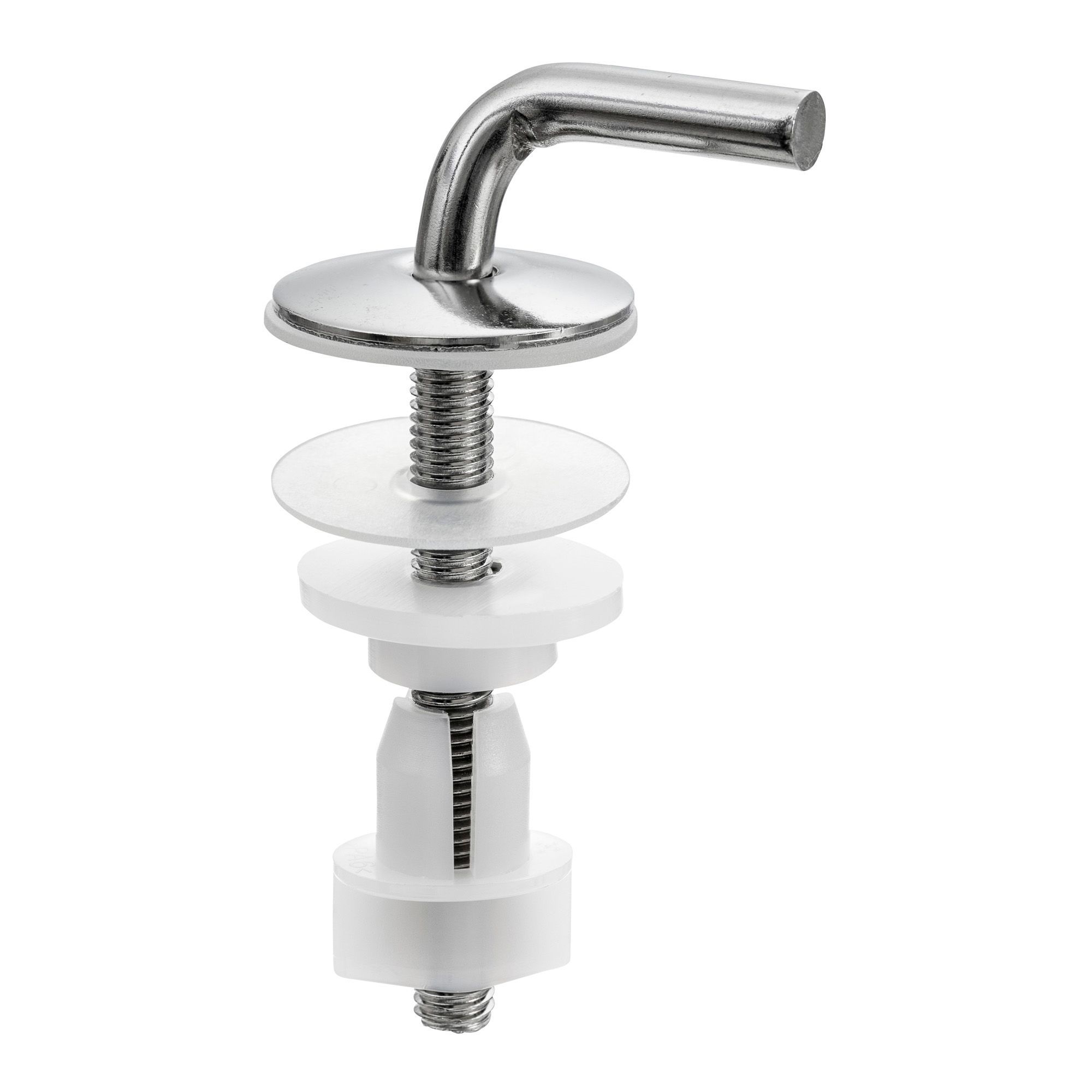 Cedo White Silver Effect Toilet Seat Fittings Price Comparisons | Compare The Build