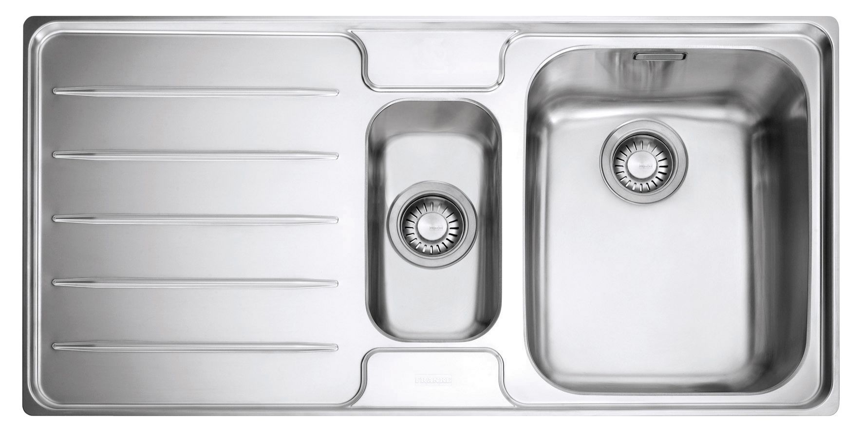 Franke Laser 1.5 Bowl Polished Stainless Steel 1.5 Kitchen Sink | Compare The Build