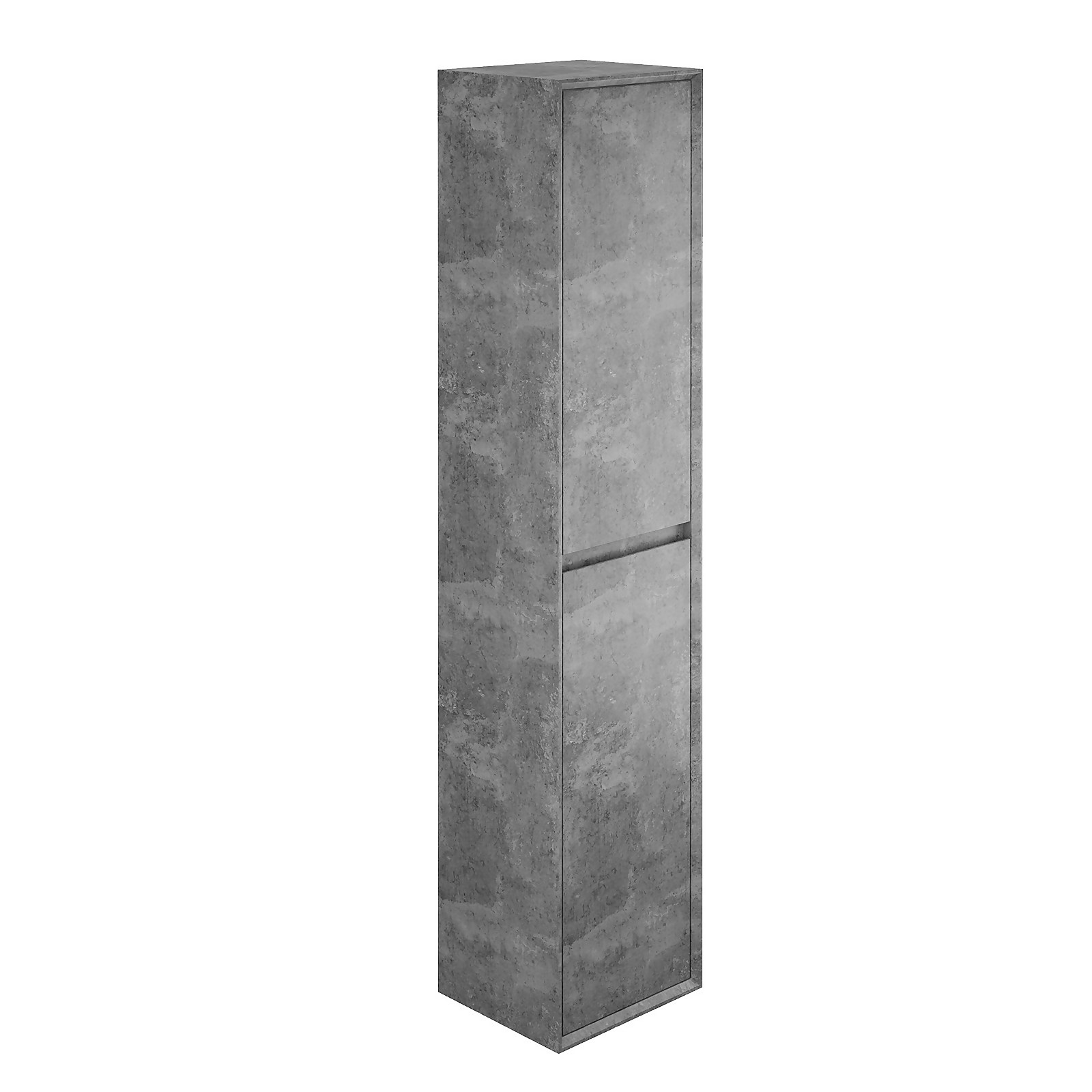 Madison Handleless Tall Bathroom Storage Unit - Concrete Price Comparisons | Compare The Build