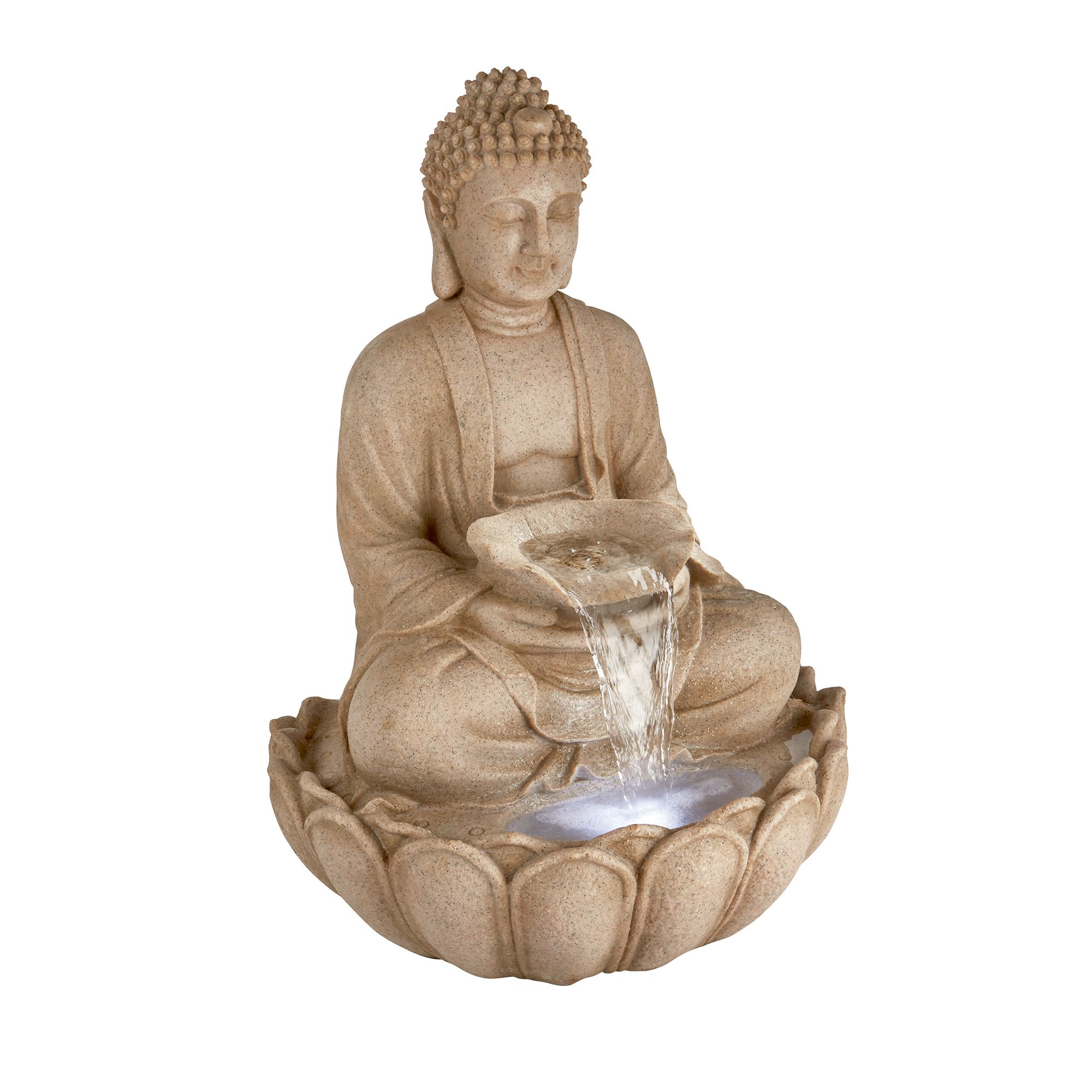 Outdoor Living Uk Mains-Powered Buddha Water Feature (H)86Cm Price Comparisons | Compare The Build