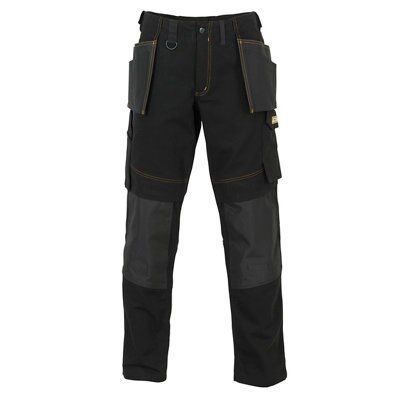 Jcb Rochester Pro Black Trousers, W36" L32" Price Comparisons | Compare The Build