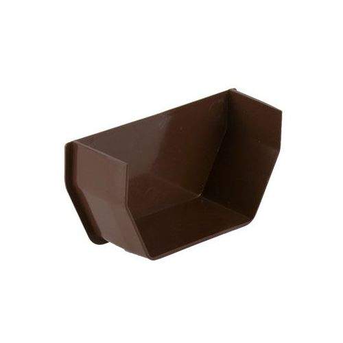 Plastic Guttering Square Style Internal Stopend 114mm - Brown Brett Martin BR056BR Price Comparisons | Compare The Build