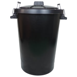 Heavy Duty Black Dustbin - 90L | Compare The Build