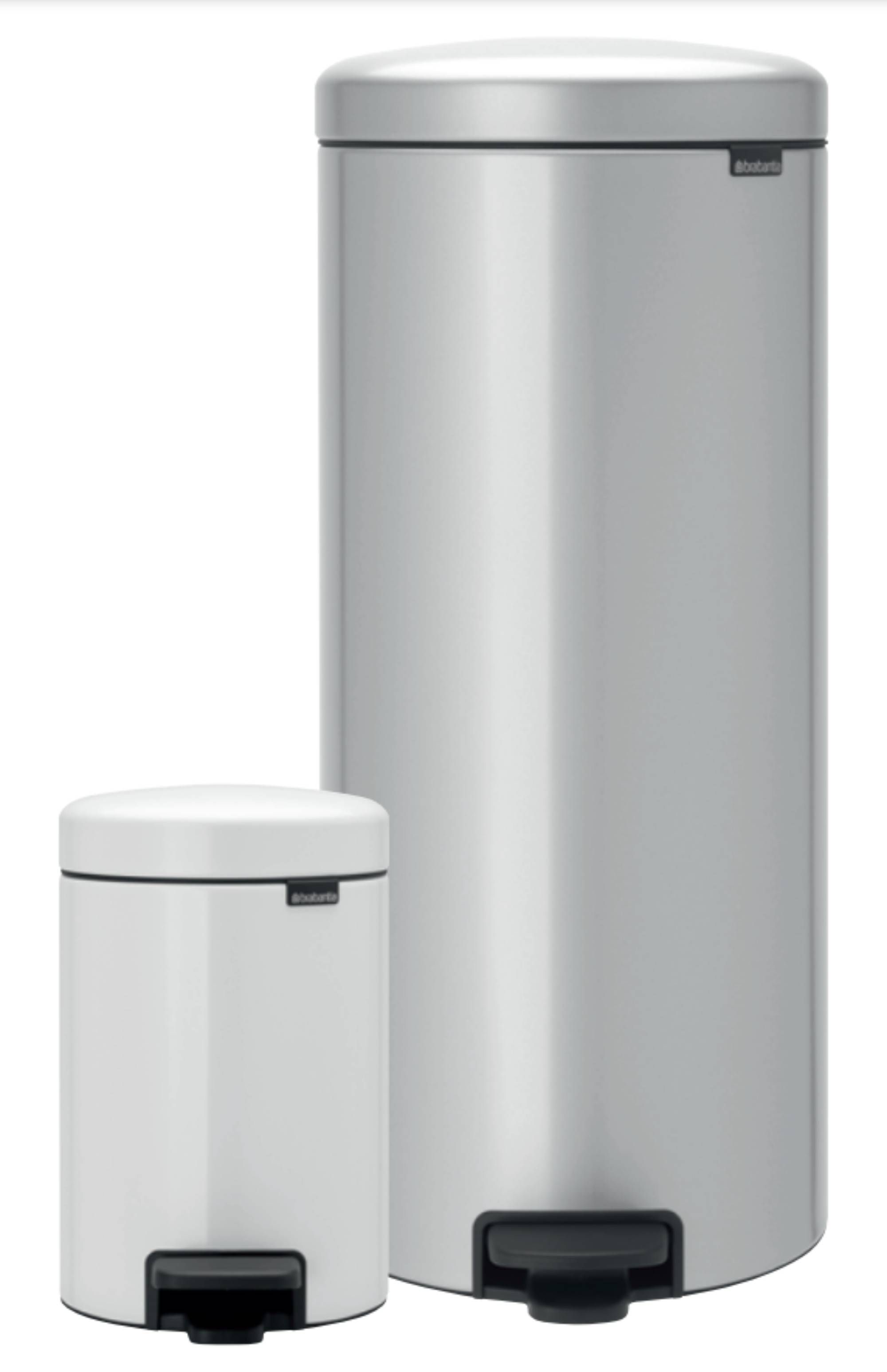 Brabantia New Icon Stainless Steel Round Freestanding Bin, 30L | Compare The Build