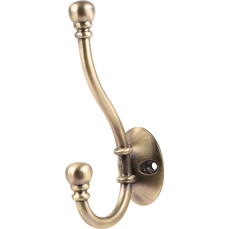 Ball End Hat & Coat Hook Antique in Brass Price Comparisons | Compare The Build