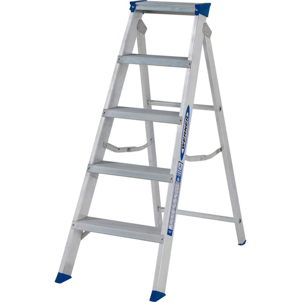 Werner 5 Tread Master Trade Stepladder - BS 2037 EN131 Professional 7140518 Price Comparisons | Compare The Build