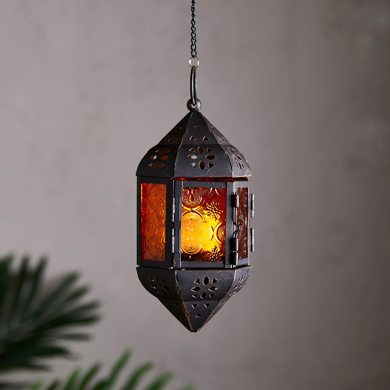 Black Battery Operated Hanging Moroccan Lantern Price Comparisons | Compare The Build