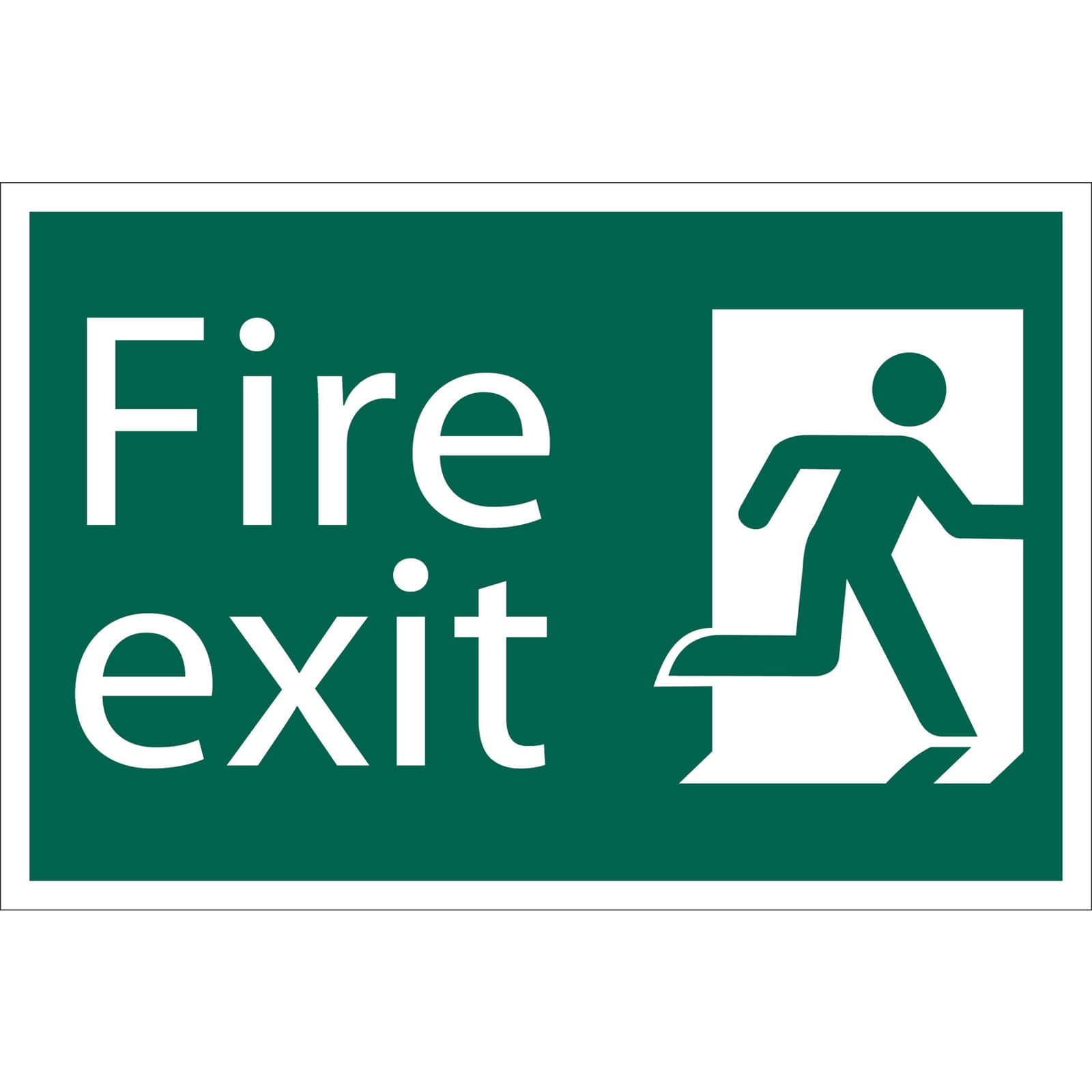 Draper Fire Exit Sign 200mm 300mm Standard Price Comparisons | Compare The Build