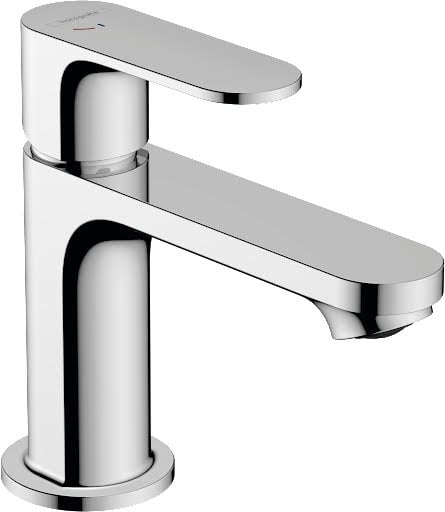 hansgrohe Rebris S 80 CoolStart EcoSmart+ Basin Mixer Tap with Pop-Up Waste - Chrome Price Comparisons | Compare The Build