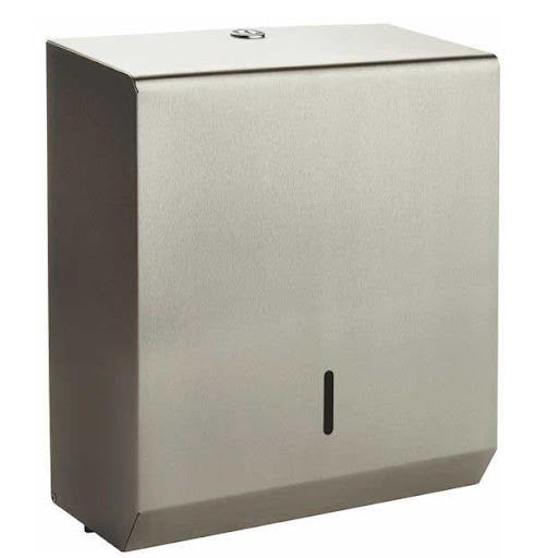 Nymas Paper Towel Dispenser Satin Stainless Steel - 260508/SS | Compare The Build